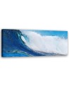 Modern painting for wall - Blue wave | FEEBY