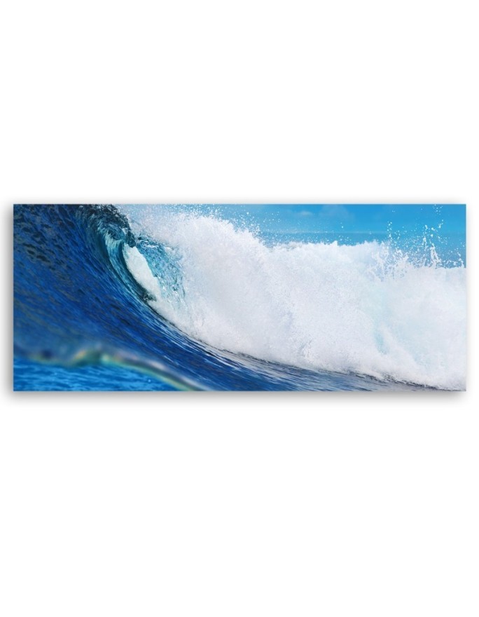 Modern painting for wall - Blue wave | FEEBY