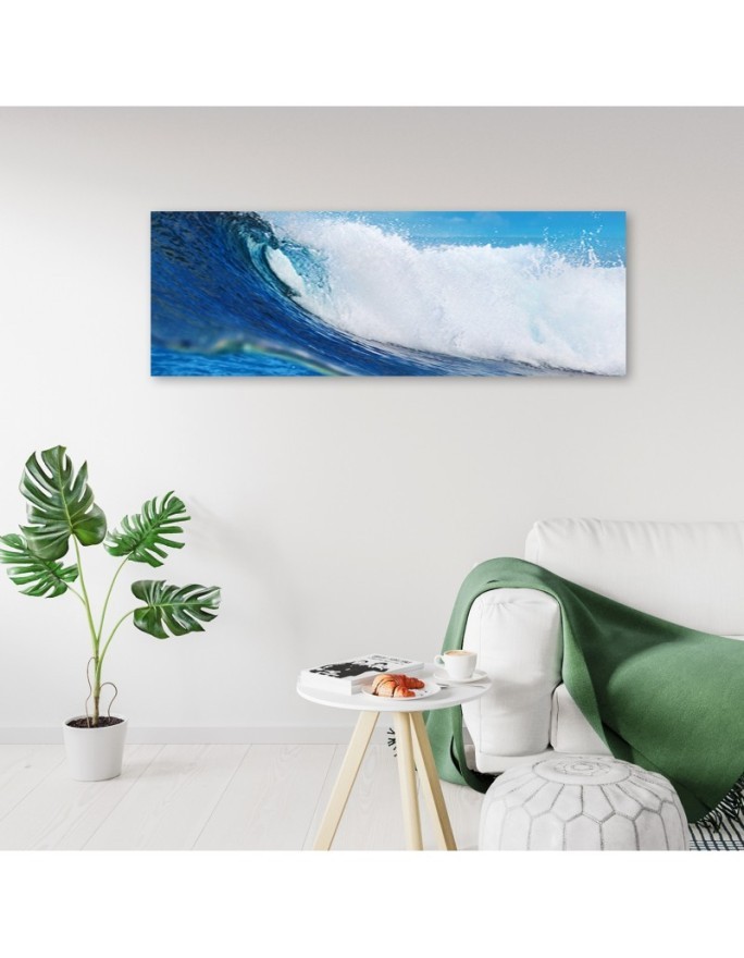 Modern painting for wall - Blue wave | FEEBY