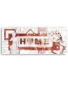 Canvas print - Red Home inscription | FEEBY