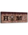 Canvas print - Retro home inscription | FEEBY