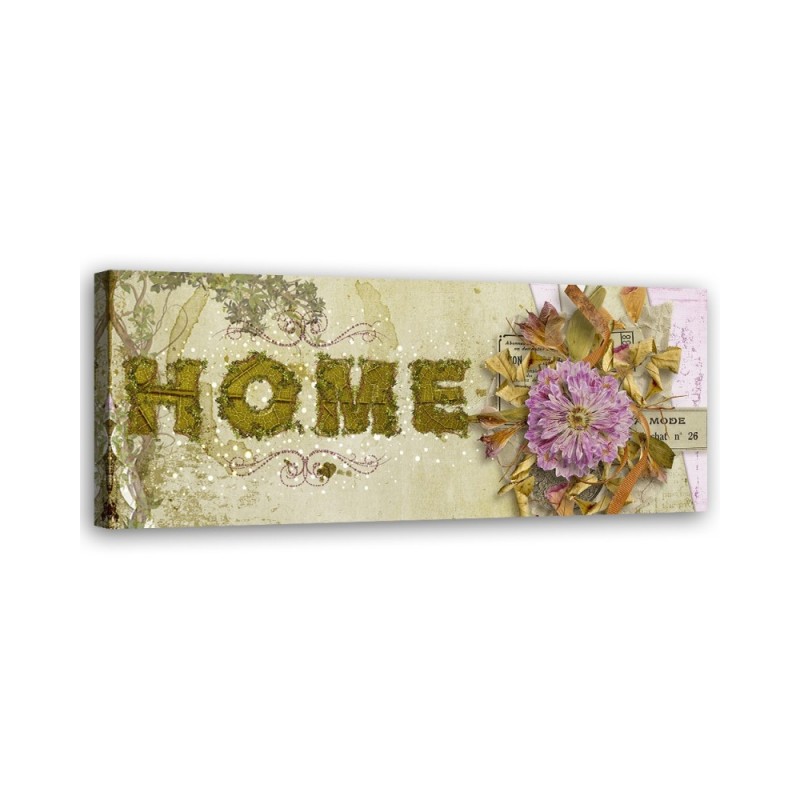 Modern canvas print - Vintage style inscription | FEEBY