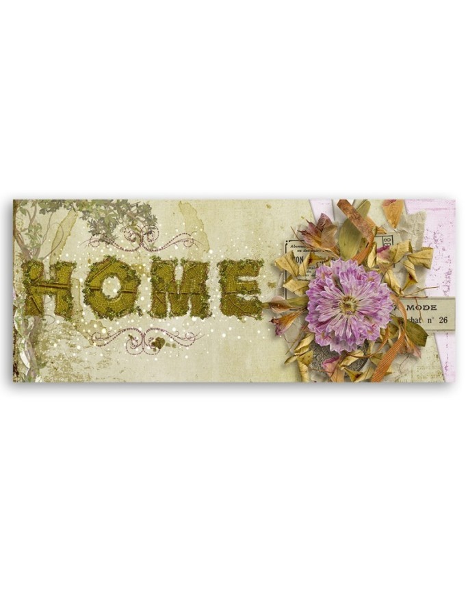 Modern canvas print - Vintage style inscription | FEEBY