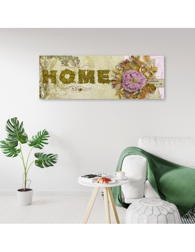 Modern canvas print - Vintage style inscription | FEEBY