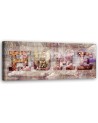 Decorative painting on canvas - Home vintage inscription | FEEBY