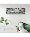 Modern canvas painting - Sweet Home inscription | FEEBY