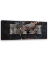 Canvas print for living room - Retro world map | FEEBY