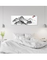 Canvas print for the wall - Japanese mountains | FEEBY