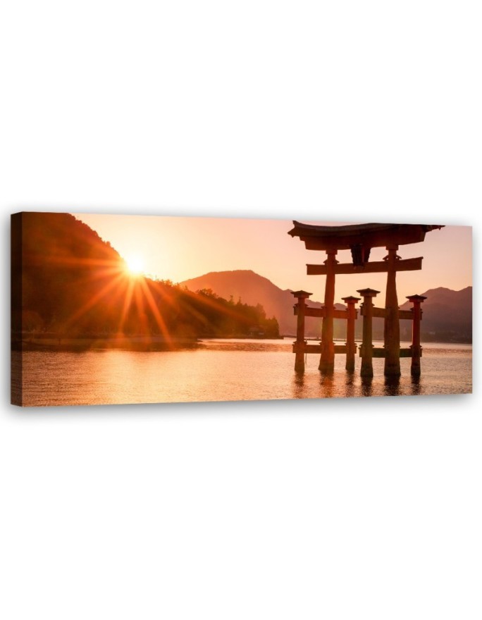 Wall painting for living room - Japanese landscape | FEEBY