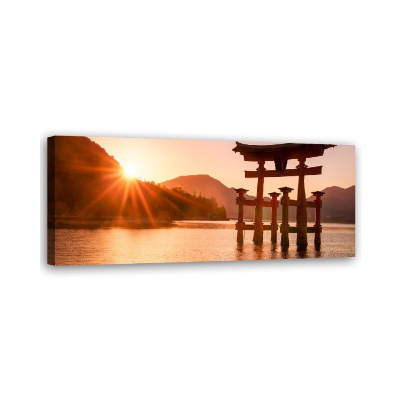 Wall painting for living room - Japanese landscape | FEEBY