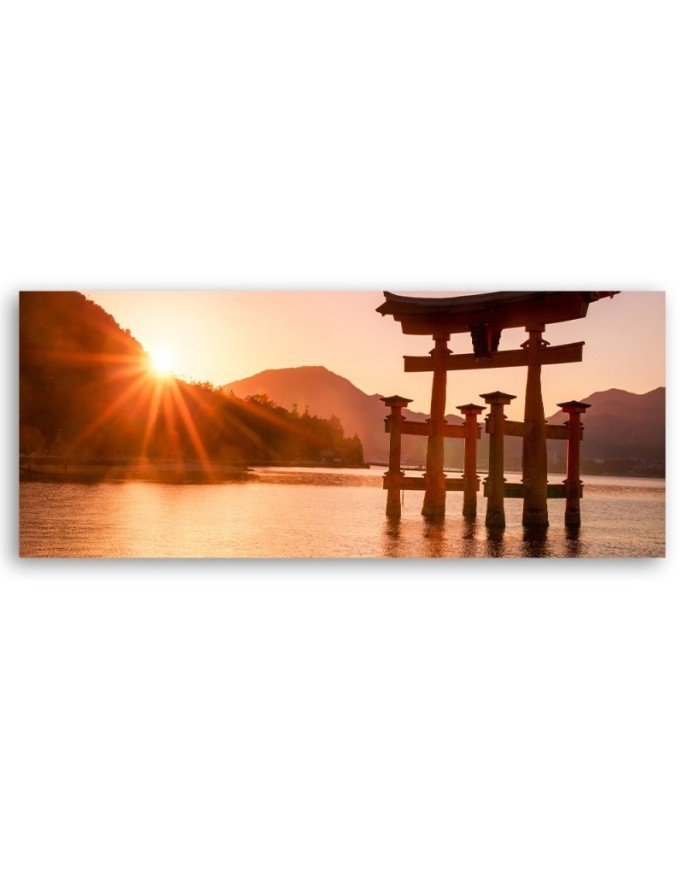 Wall painting for living room - Japanese landscape | FEEBY