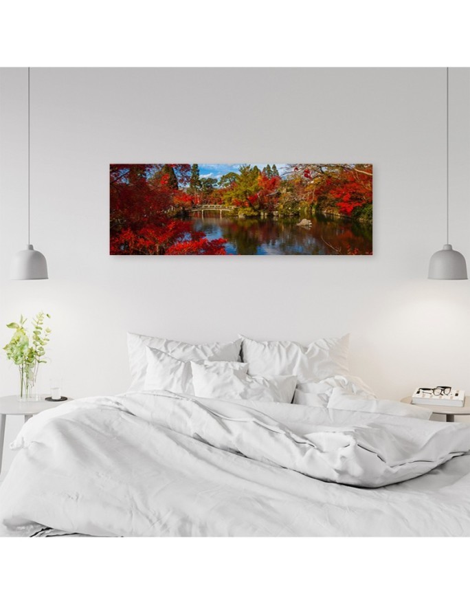 Japanese garden nature - Image printed on canvas | FEEBY