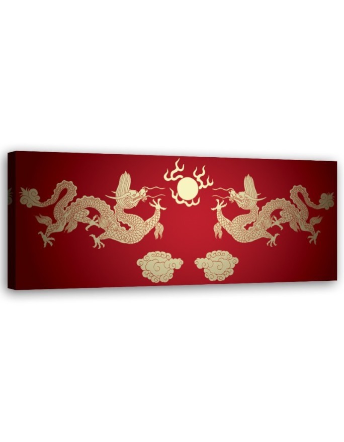 Oriental dragon - Canvas canvas painting | FEEBY