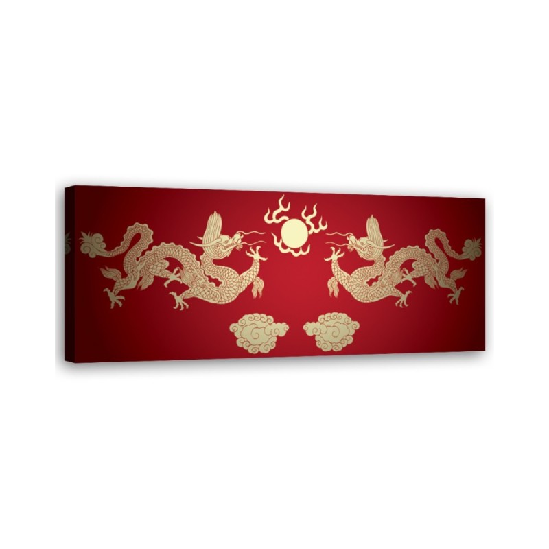 Oriental dragon - Canvas canvas painting | FEEBY