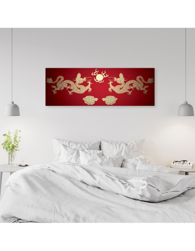 Oriental dragon - Canvas canvas painting | FEEBY