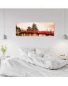 Japanese bridge and matsumoto castle - Canvas painting | FEEBY