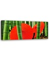 Bamboo japan umbrellas - Canvas print for the living room | FEEBY