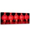 Japanese lanterns - Canvas print for the bedroom | FEEBY