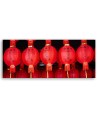 Japanese lanterns - Canvas print for the bedroom | FEEBY