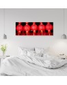 Japanese lanterns - Canvas print for the bedroom | FEEBY