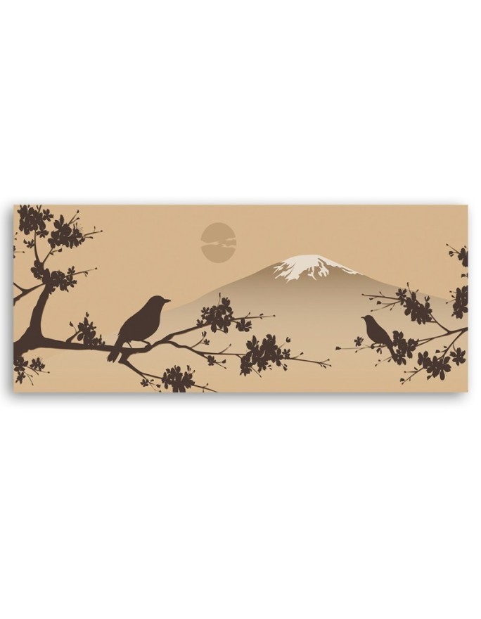 Bird on a branch japan - Wall Picture | FEEBY