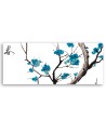 Blue cherry branch - Picture for living room and bedroom | FEEBY