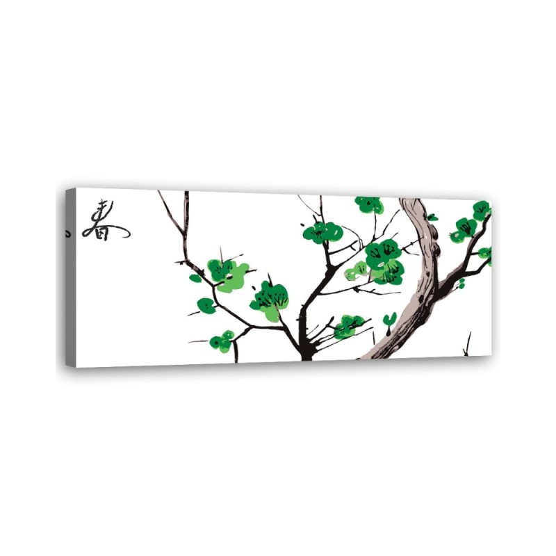 Green branch of a cherry tree - Interior design picture | FEEBY
