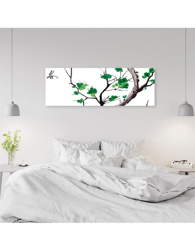 Green branch of a cherry tree - Interior design picture | FEEBY
