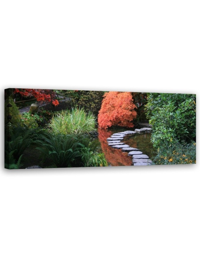 Japan garden forest - Bedroom wall painting | FEEBY
