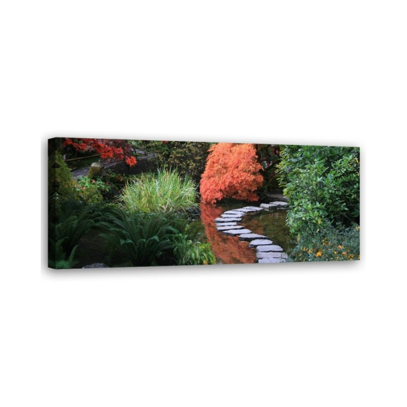 Japan garden forest - Bedroom wall painting | FEEBY