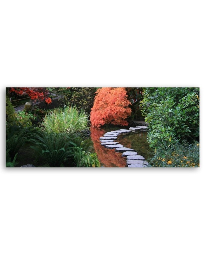 Japan garden forest - Bedroom wall painting | FEEBY