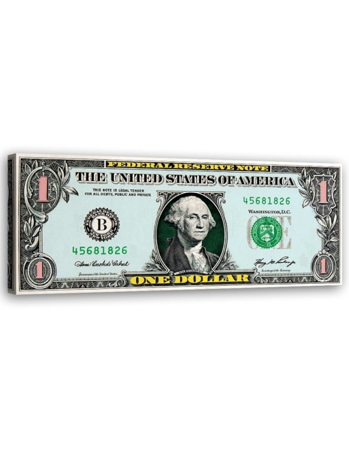 American dollar - canvas painting on canvas | FEEBY