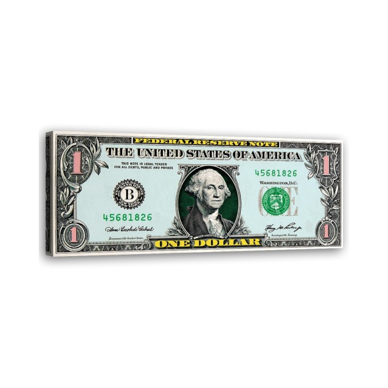 American dollar - canvas painting on canvas | FEEBY