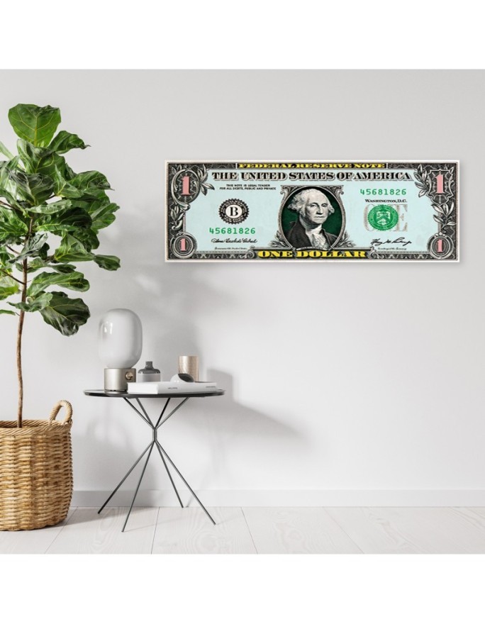 American dollar - canvas painting on canvas | FEEBY
