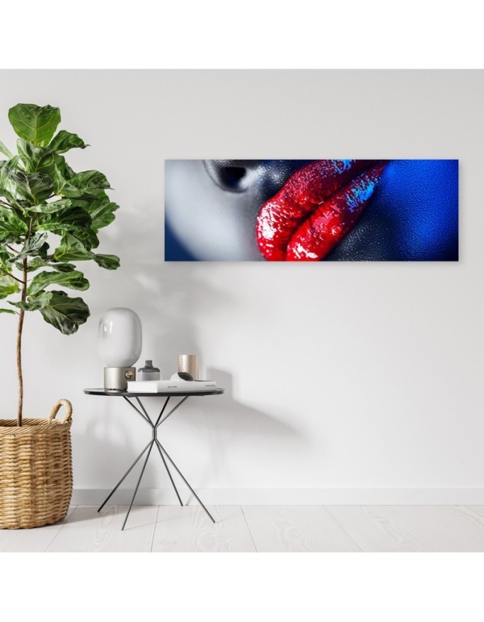 Red lipstick - Canvas painting | FEEBY
