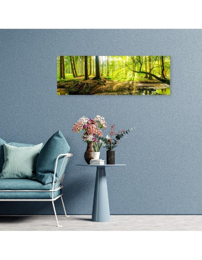 Green forest - Decorative canvas picture | FEEBY