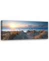 Sunset at the seaside - Modern canvas painting | FEEBY