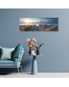 Sunset at the seaside - Modern canvas painting | FEEBY