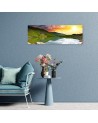 Mountain lake and sunset - Image for living room | FEEBY