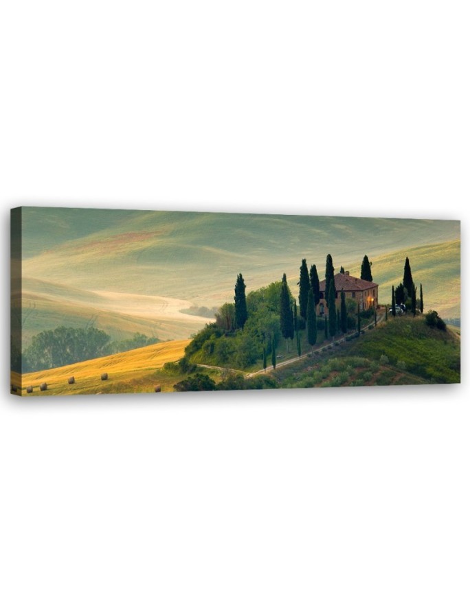 Natural landscape tuscany - Canvas print for the bedroom | FEEBY