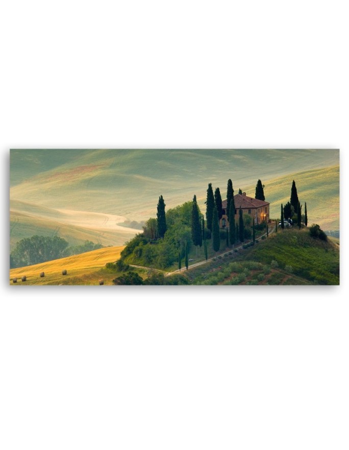 Natural landscape tuscany - Canvas print for the bedroom | FEEBY