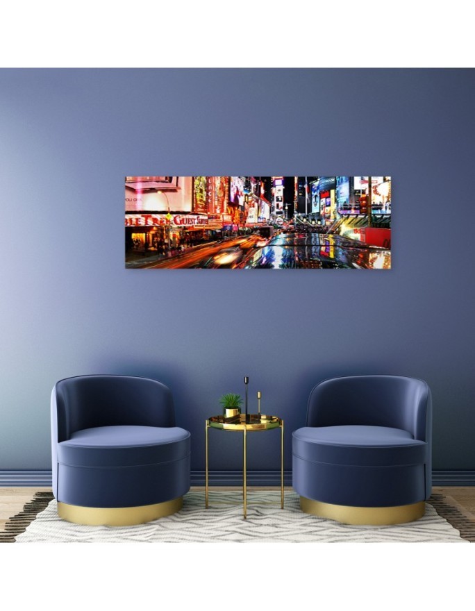Lights in times square - canvas painting on canvas | FEEBY