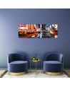 Lights in times square - canvas painting on canvas | FEEBY