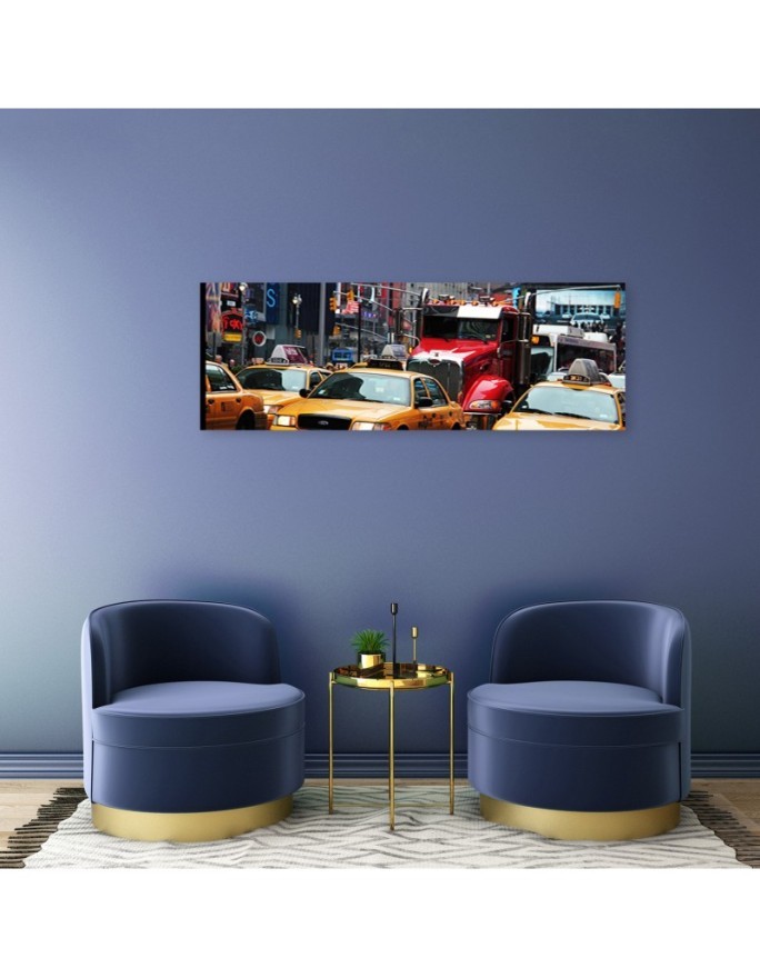 Crowded street in new york - Modern painting | FEEBY