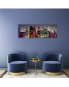Colourful skyscrapers - Canvas painting | FEEBY