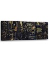 The city at night - Decorative canvas picture | FEEBY