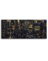 The city at night - Decorative canvas picture | FEEBY