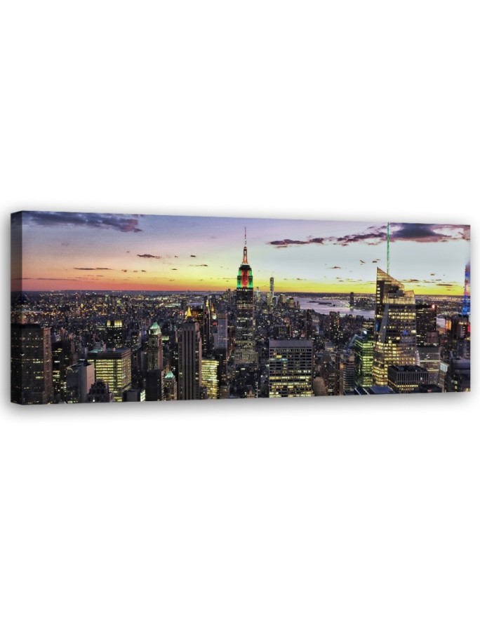 Canvas print Buildings and...
