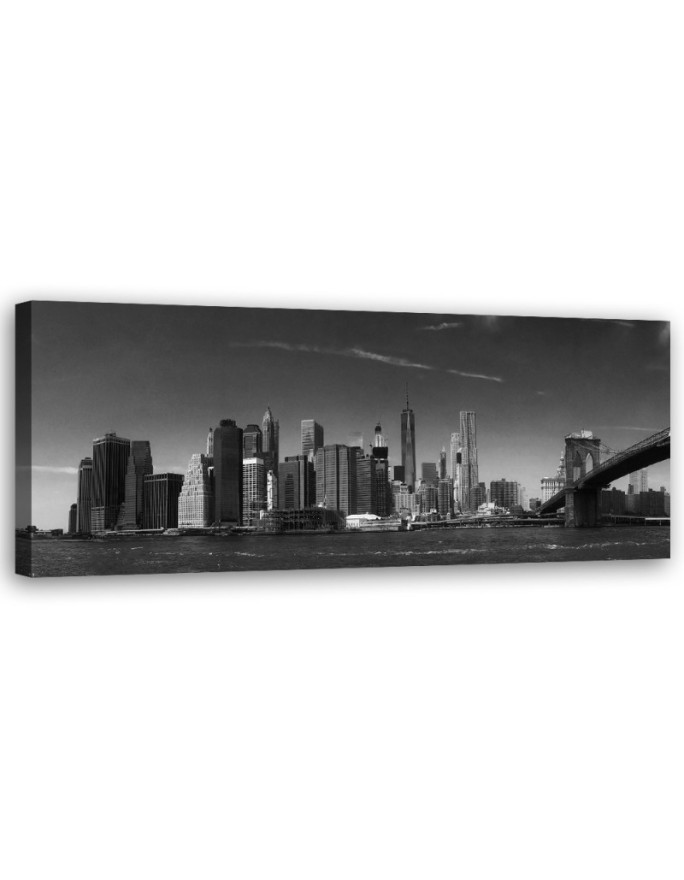 New york in black and white - Modern canvas painting | FEEBY