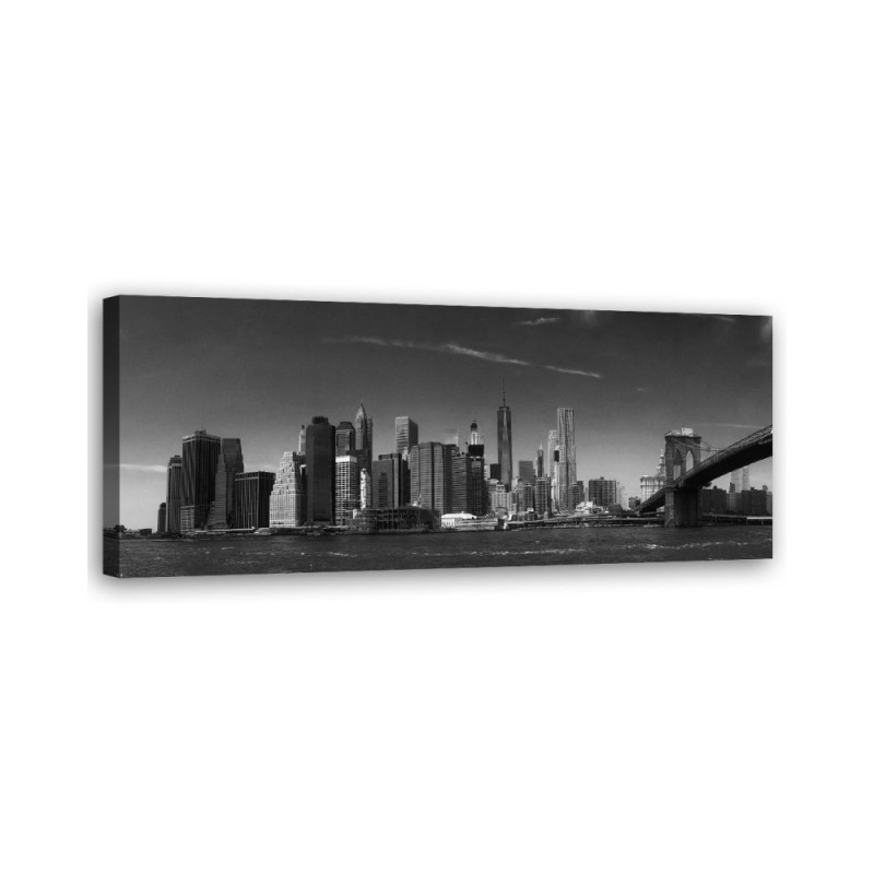 New york in black and white - Modern canvas painting | FEEBY